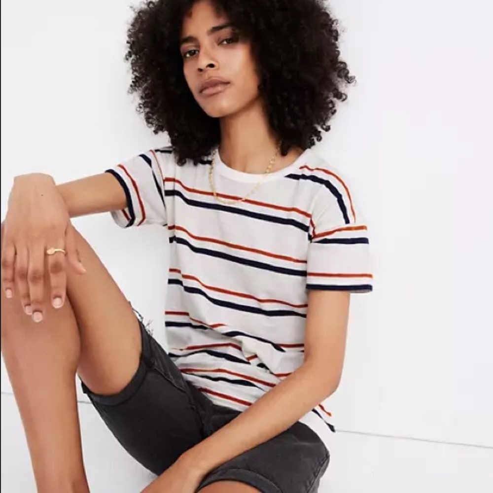 MADEWELL | Whisper Cotton Rib Crewneck Tee